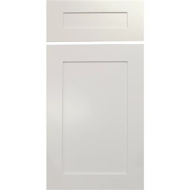 White Shaker eldhússkápar